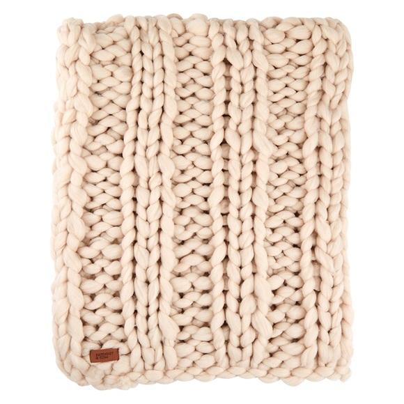 🌸 SUMMER & ROSE - Mia Knitted Throw 🌸 - Picture 3 of 4